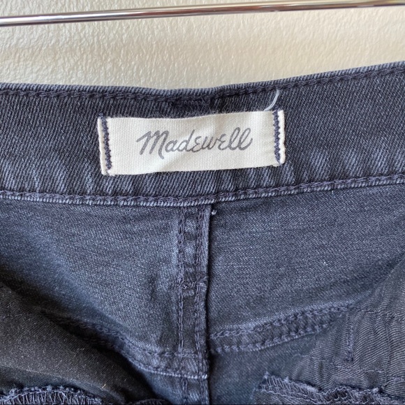 Madewell High Rise Denim Shorts Lunar Black 26 - Picture 4 of 5